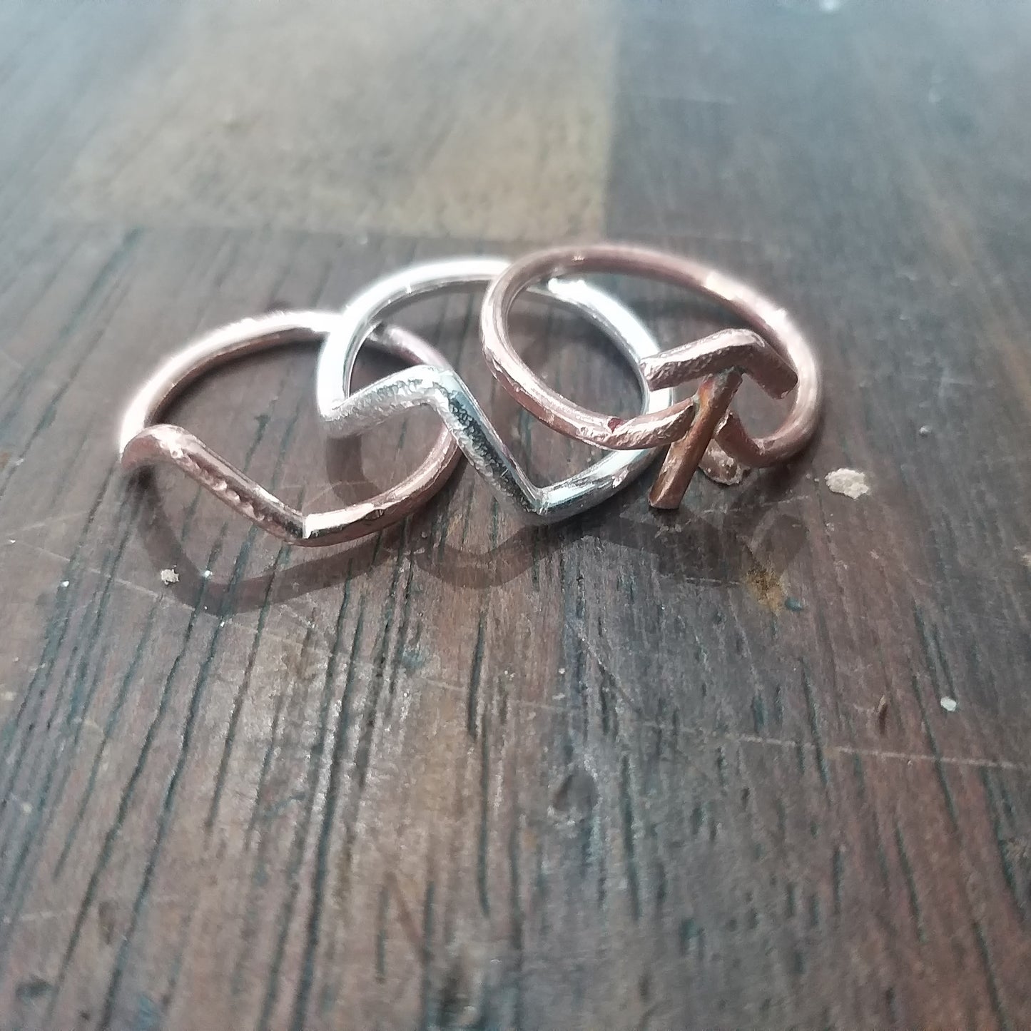 Trio of Silver Stacking Rings Workshop
