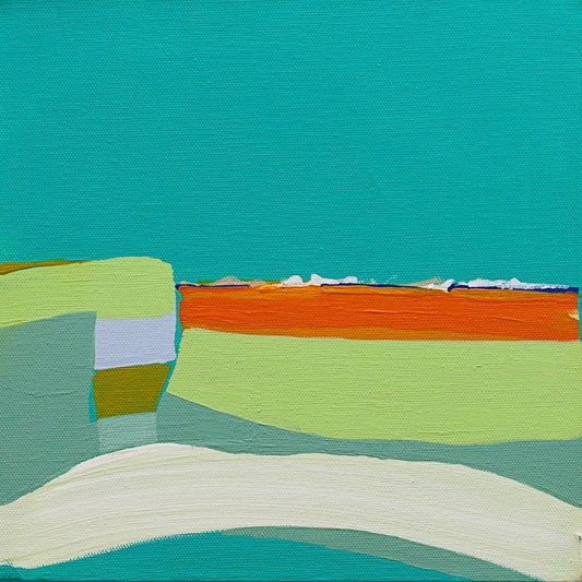 Angie Kenber 'And Far out the Sea' (Acrylic on Canvas)