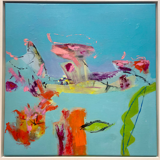 Niamh Collins 'Crocosmia' Original Oil on Canvas