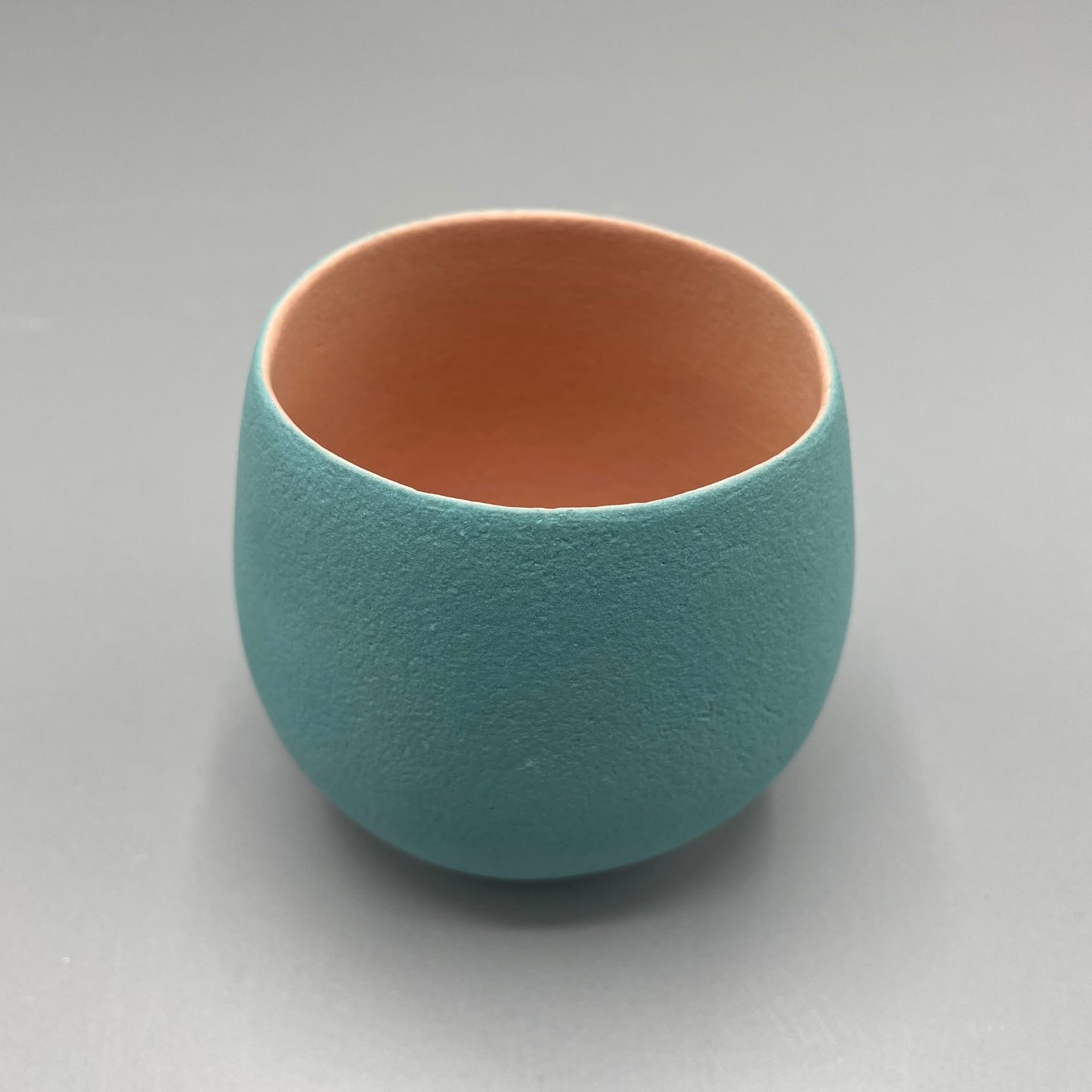 Maria Wojdat Contrast Pink & Aqua Vessel