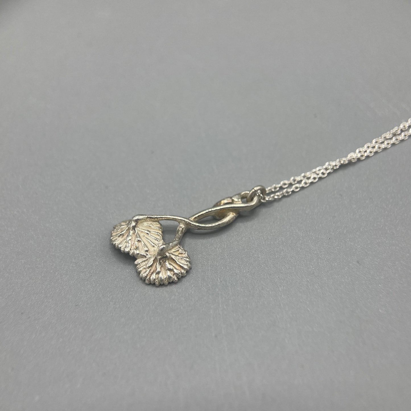 Tim Blades Silver and Gold Plated Flower Pendant