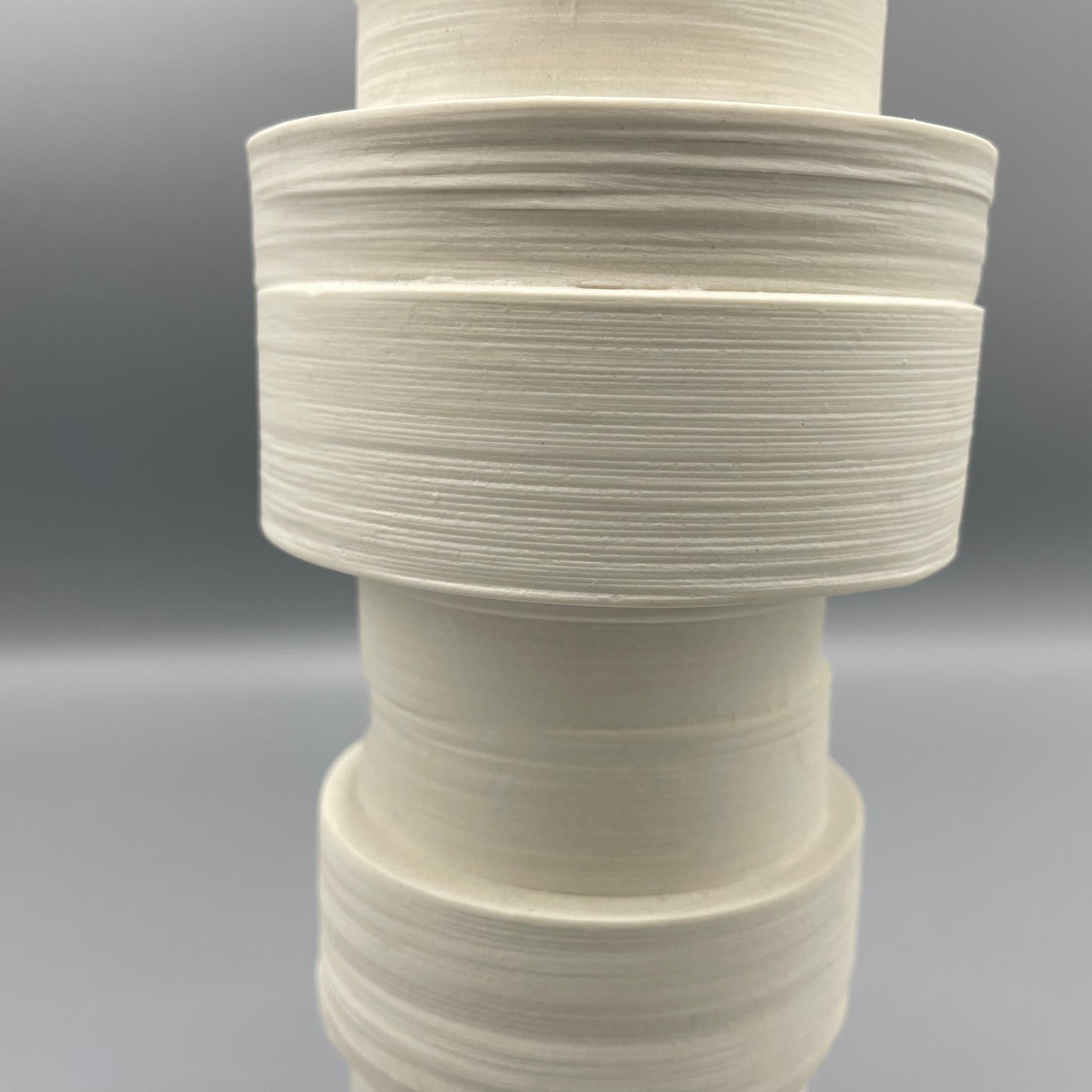Emma Westmacott Tall Stacked Porcelain Vase