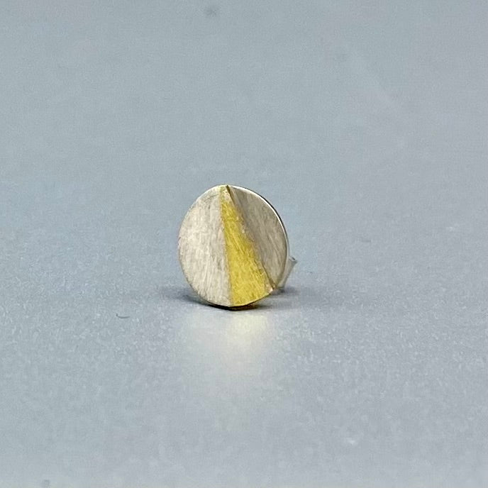 Emma Farquharson Silver and 18ct Gold Arrow Studs