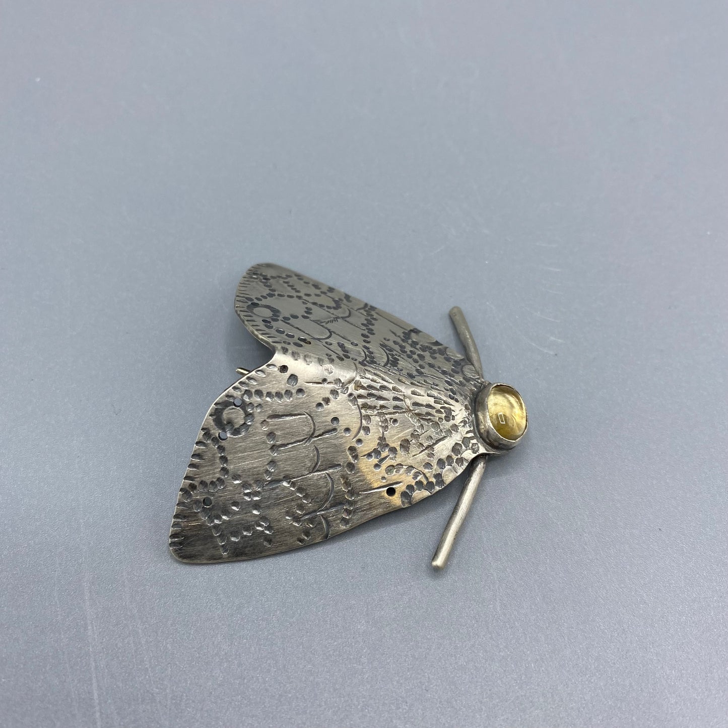 Emma McGilchrist Lace Moth Brooch