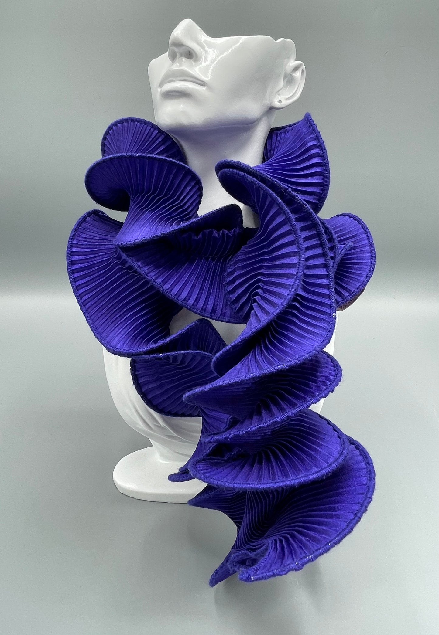 Nawal Gebreel Handmade Scarf Purple