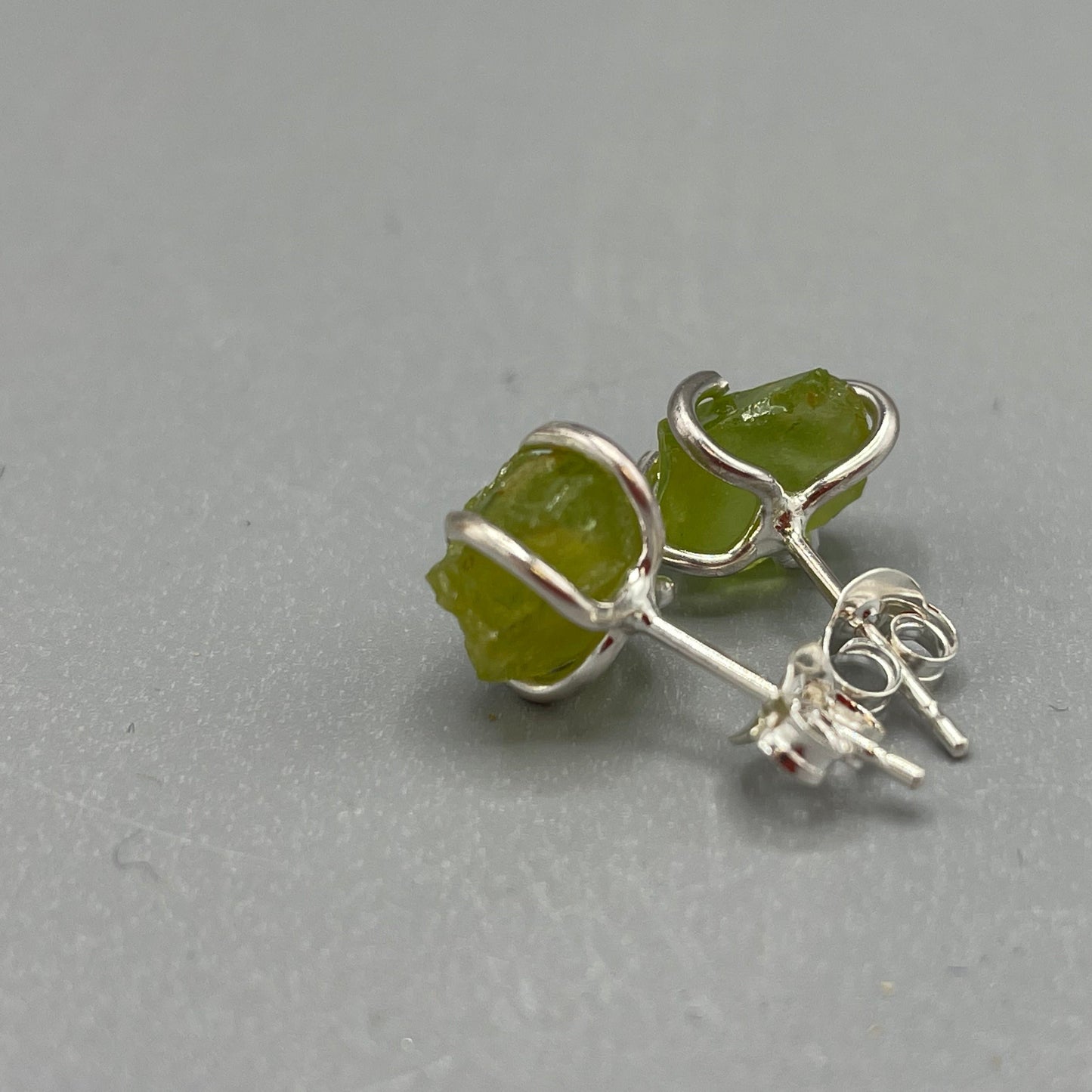Caroline Stokesberry-Lee Raw Peridot Earrings