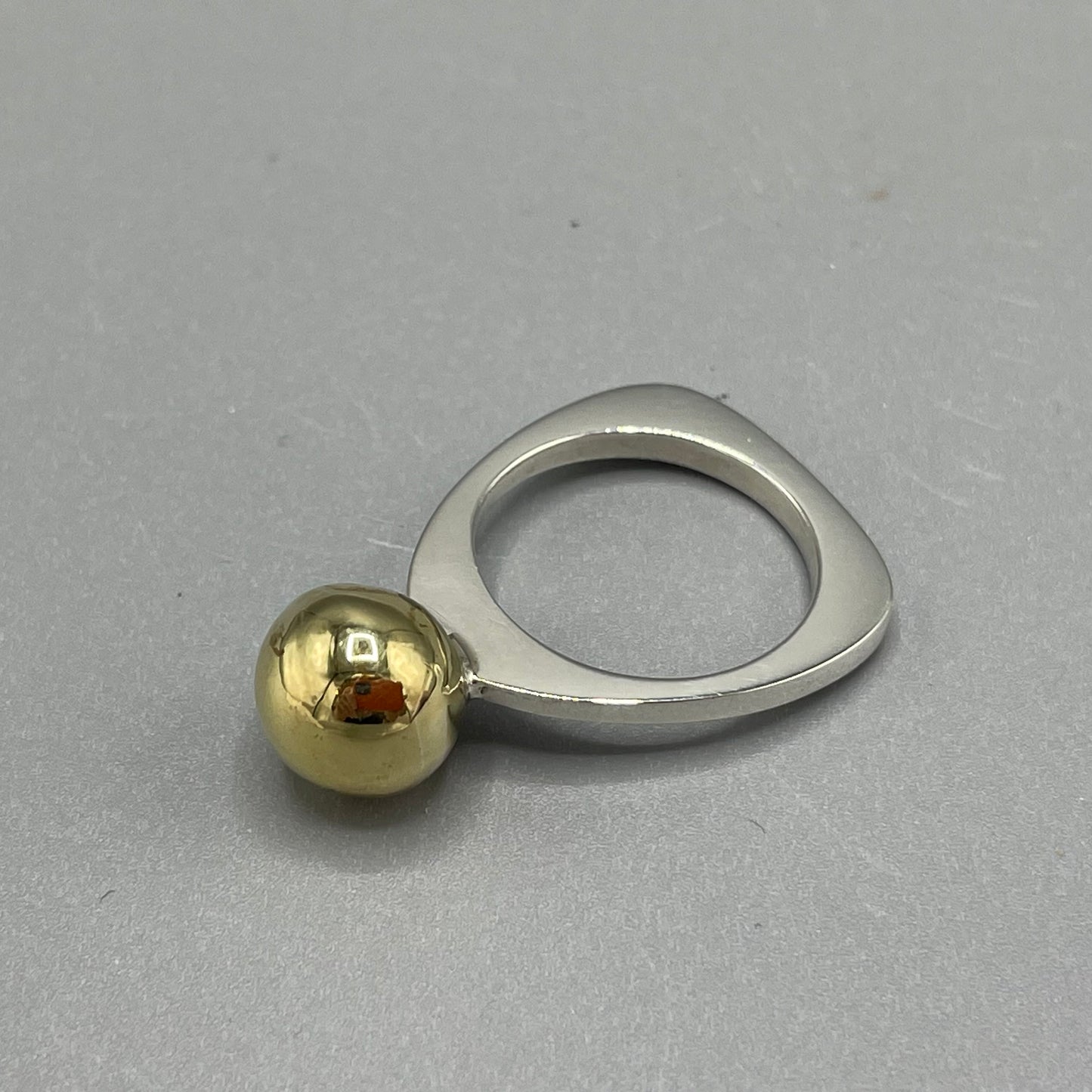 DesignsbyMia Tatiana Ring with Large Sphere