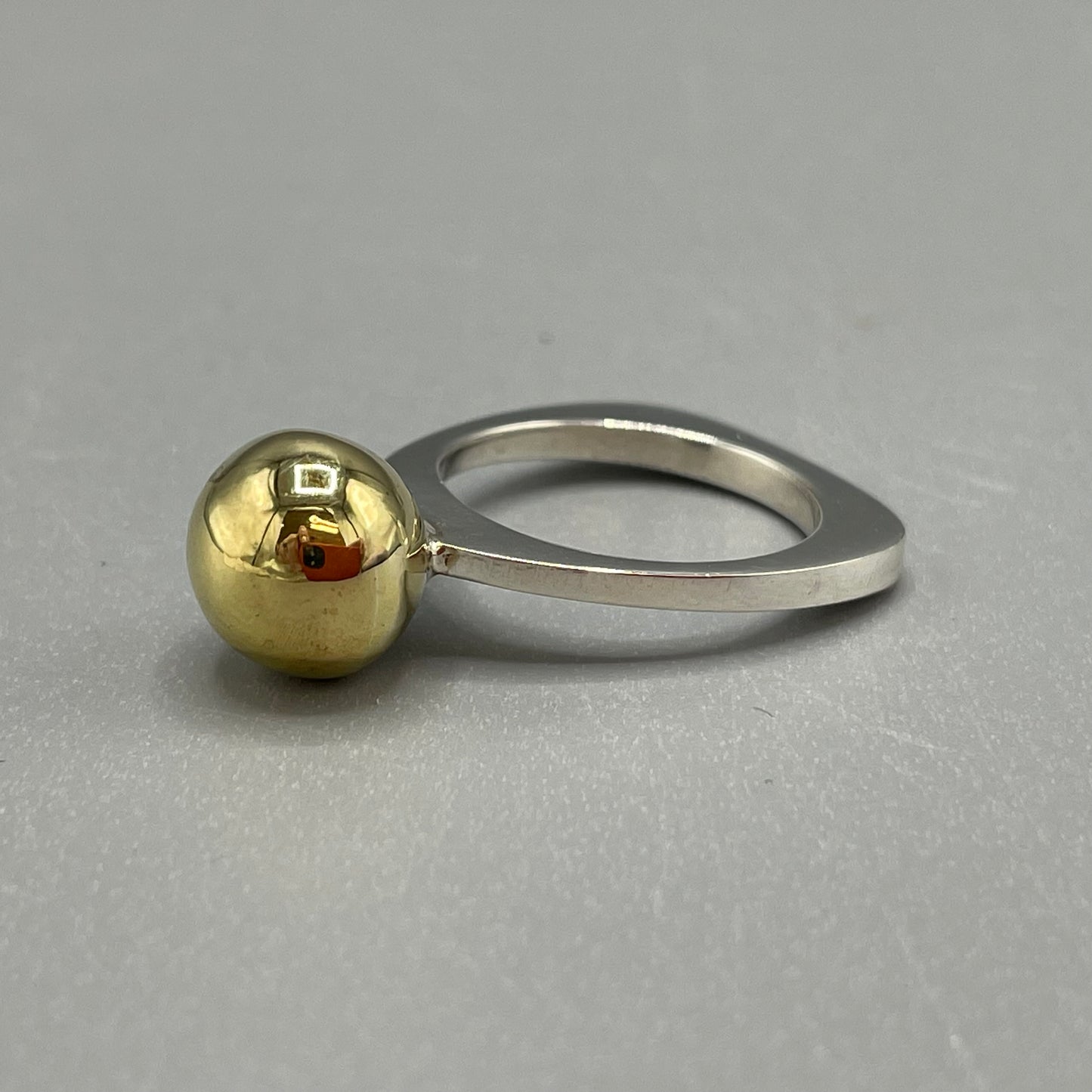 DesignsbyMia Tatiana Ring with Large Sphere