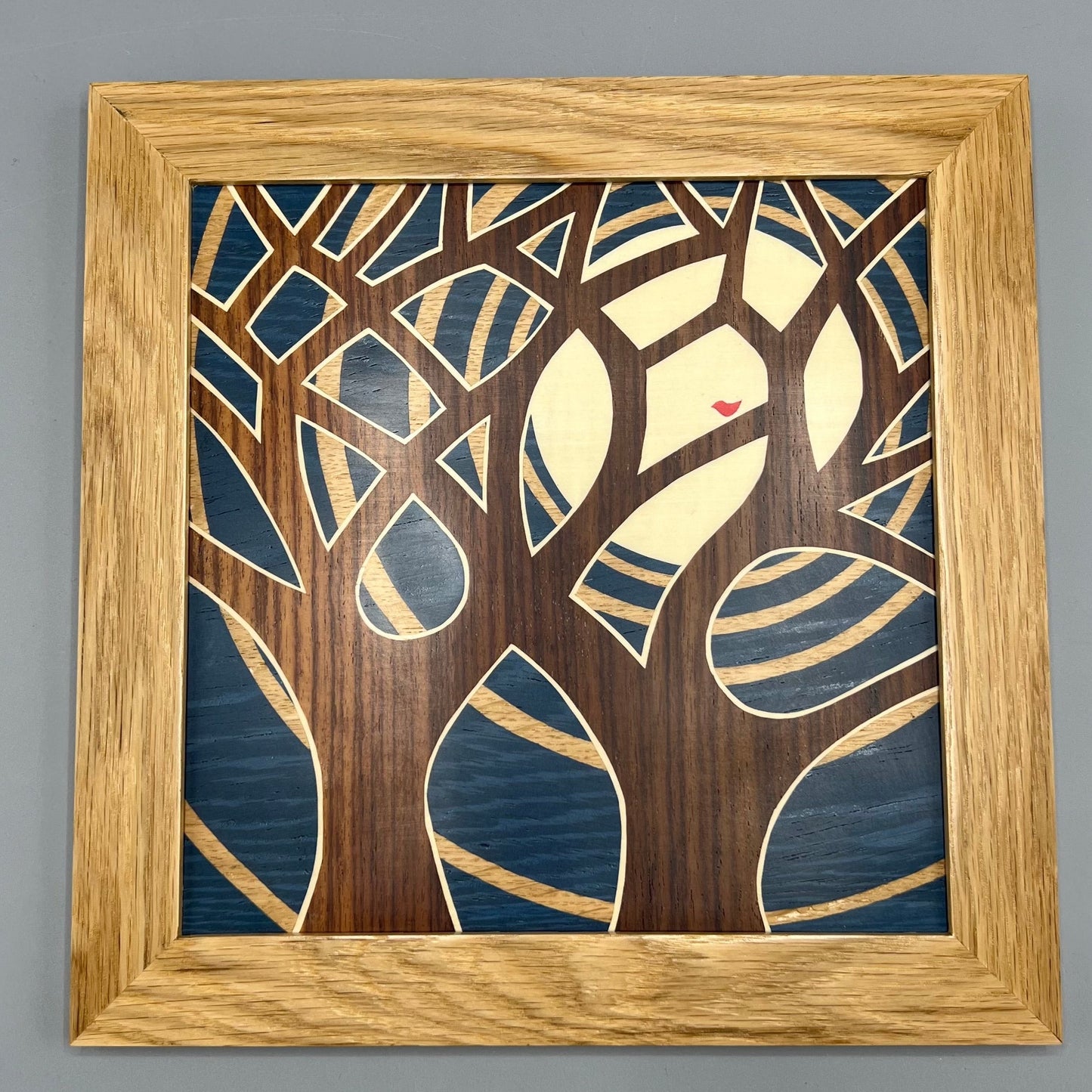 TT Designs 'Moonlit Trees' Wooden Wall Panel