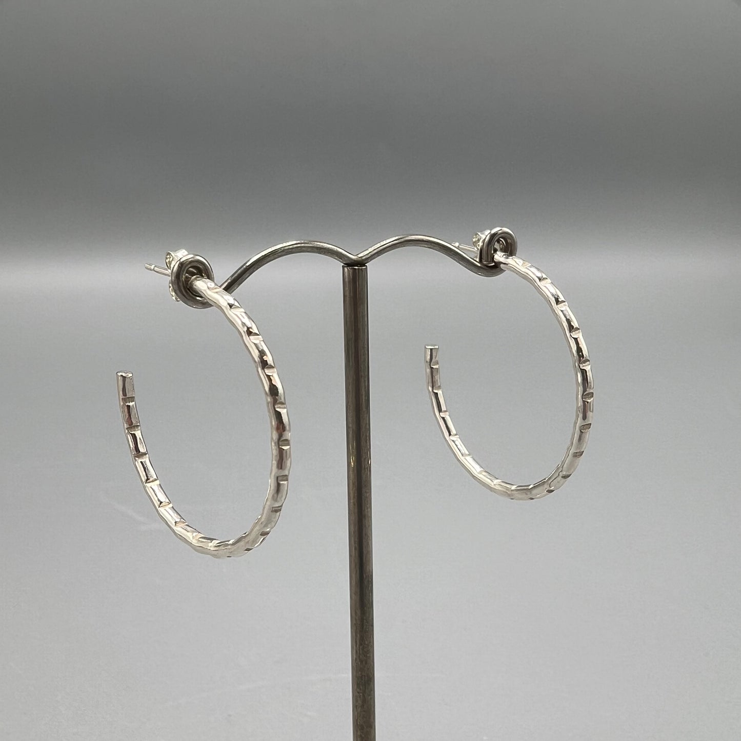 Iona Hall Round Notches Hoops