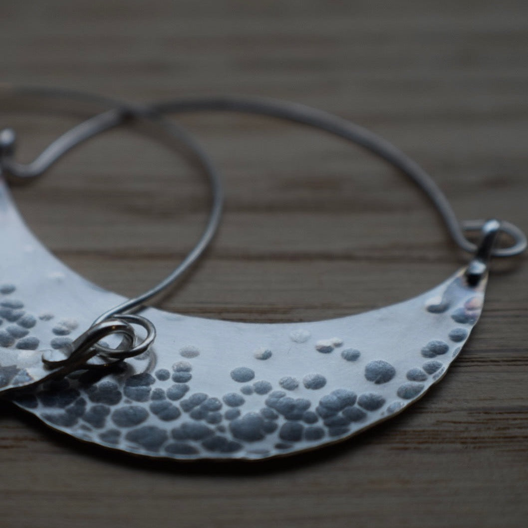 Silver Hoop Earrings Workshop