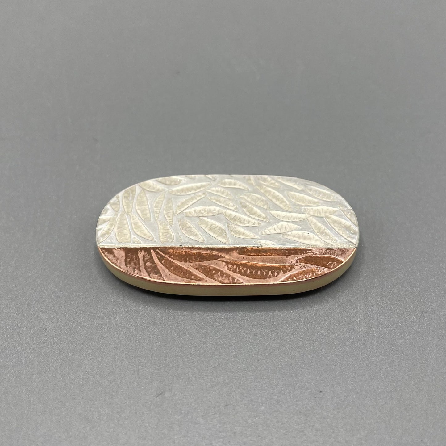 Papermetal 'Landscape' Oval Brooch