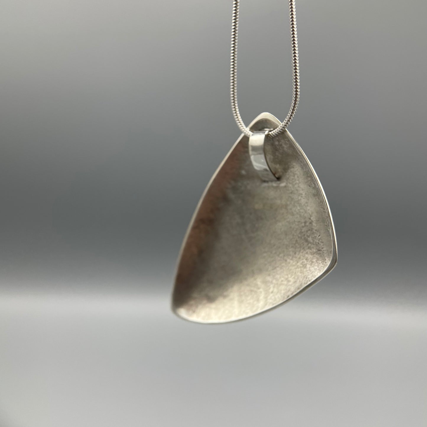 Sandra Elizabeth Oxidised Shell Form Pendant