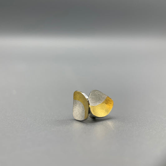 Sandra Elizabeth Silver Scallop Shell Studs