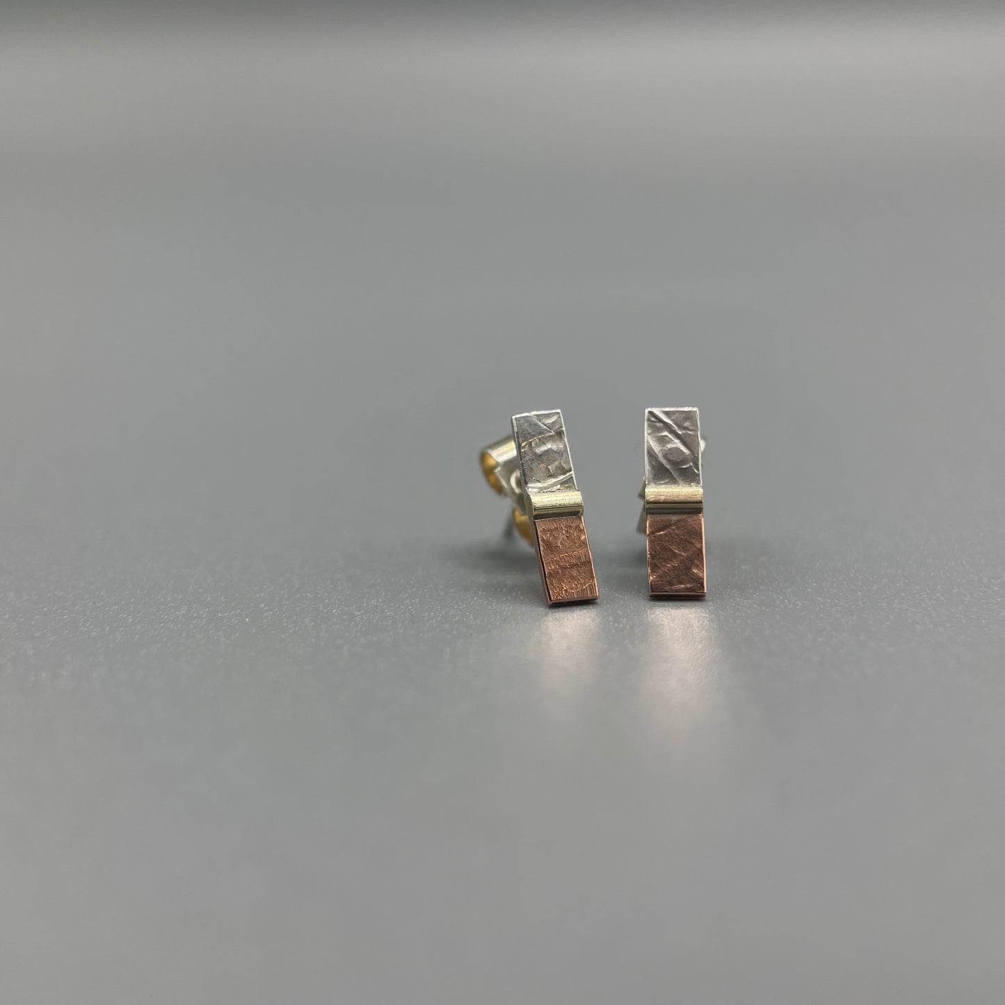 Papermetal Petal Emboss Stud Earrings