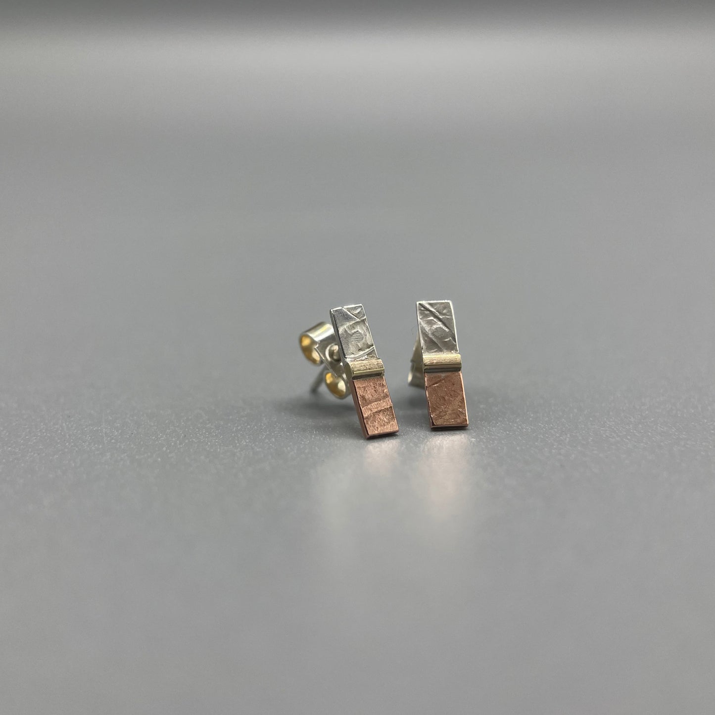 Papermetal Petal Emboss Stud Earrings