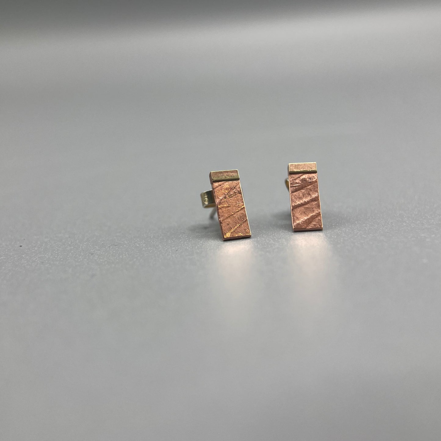 Papermetal Petal Emboss Stud Earrings