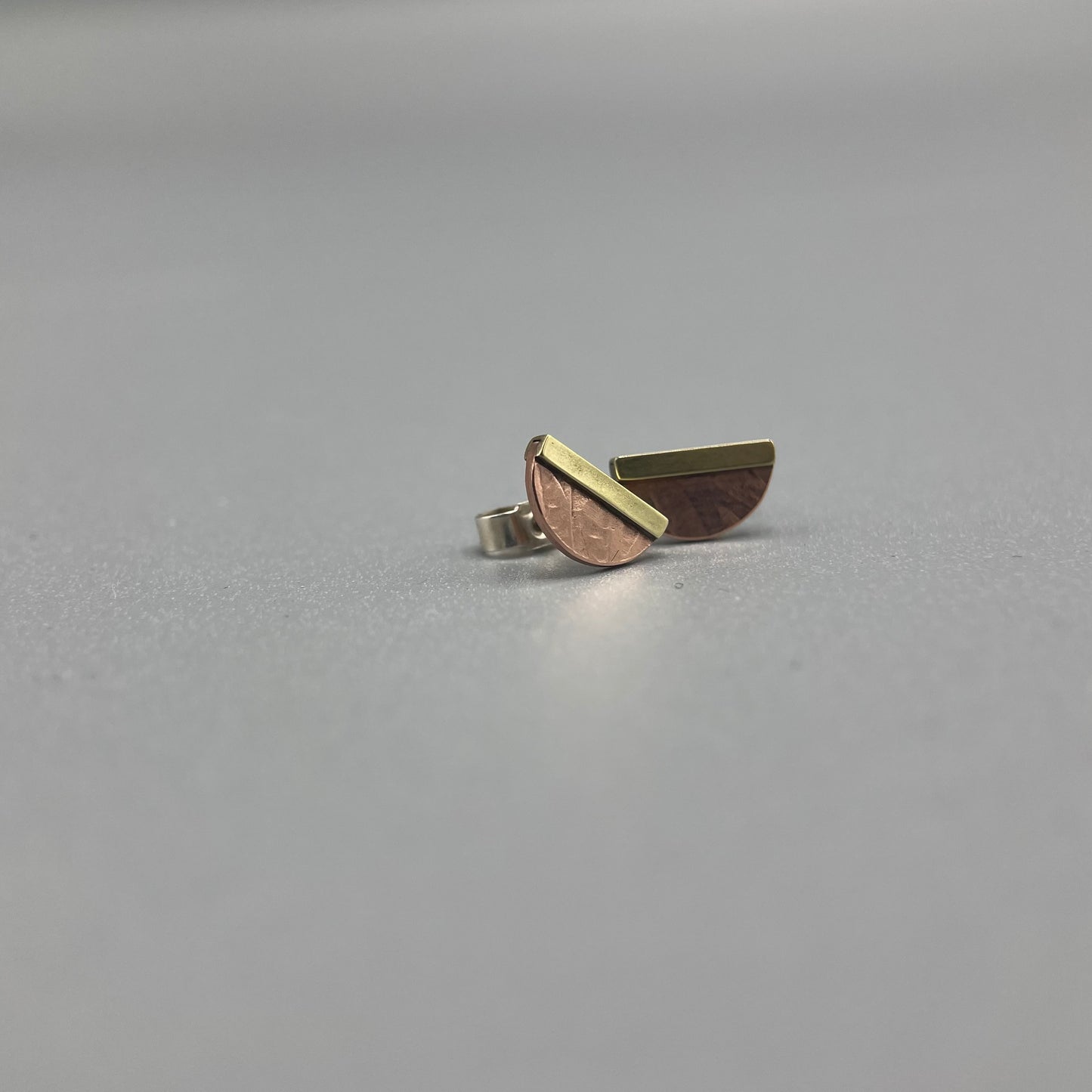 Papermetal Petal Emboss Stud Earrings