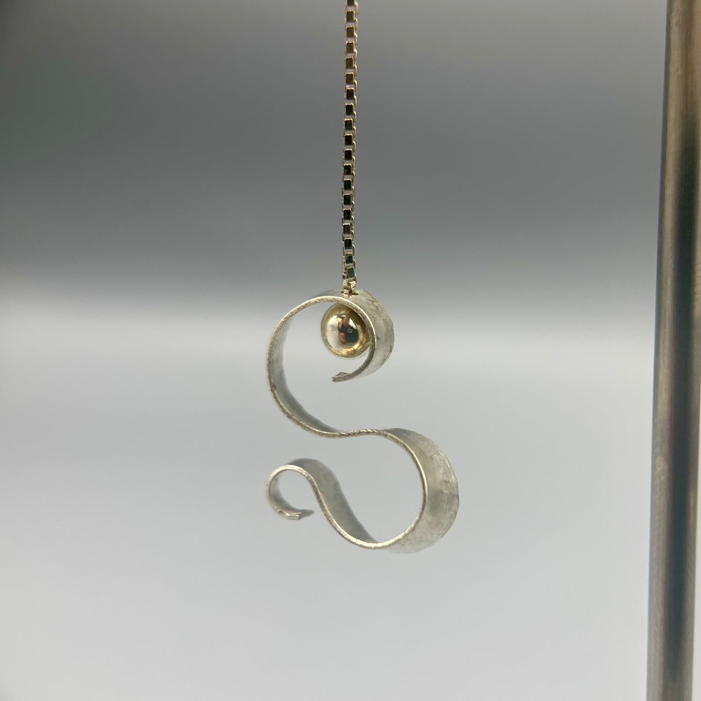 Victoria Sackwild Silver Swirl Long Drops