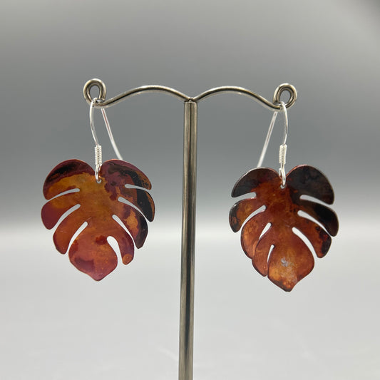 Stephanie Hopkins Fired Copper Monstera Drops