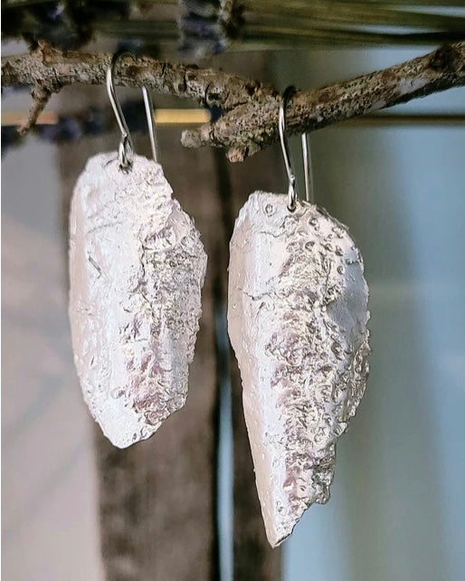 Caroline Stokesberry-Lee Raw Warrioress Shield Earrings