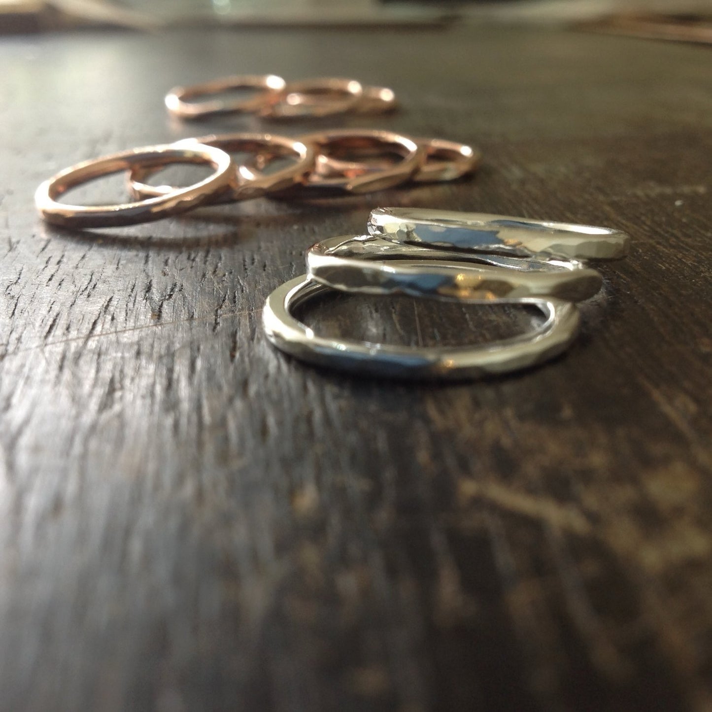 Trio of Stacking Rings Workshop