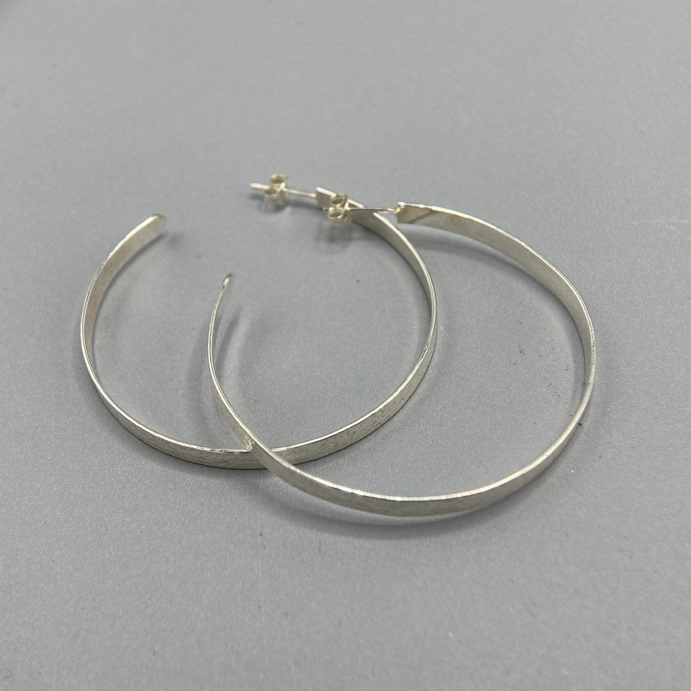 Silver Hoop Earrings Workshop
