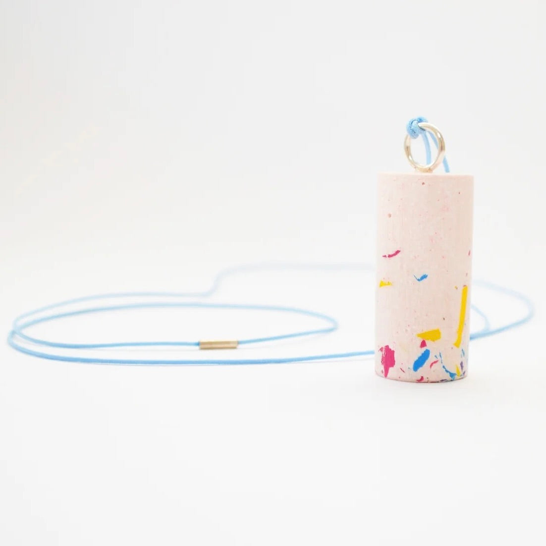 Fern Robinson Jesmonite Cylinder Necklace