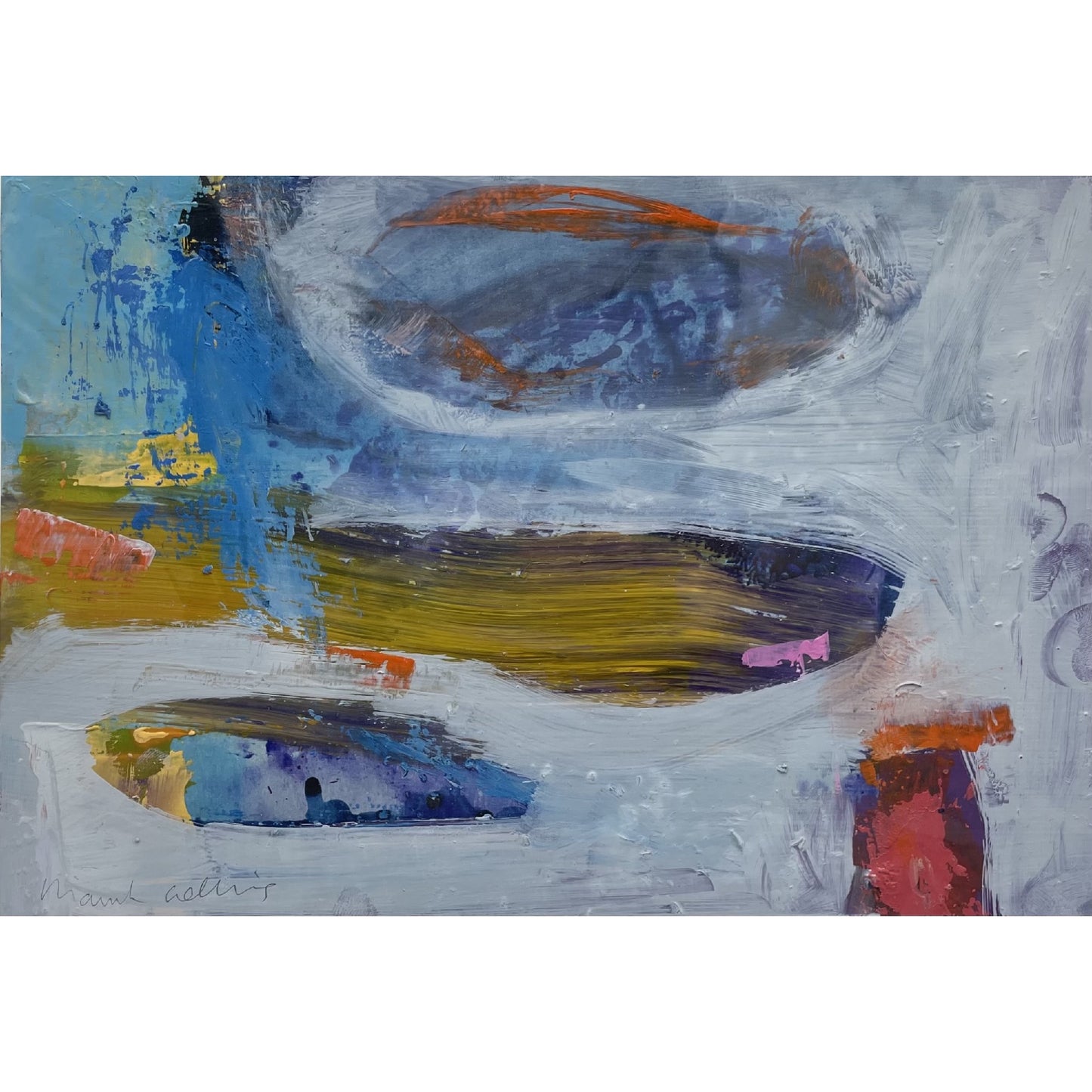 Niamh Collins Abstract Painting Oil on Paper 9