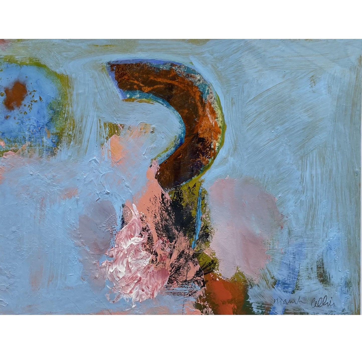 Niamh Collins Abstract Painting Oil on Paper 5