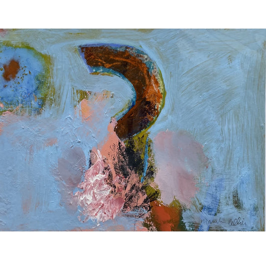 Niamh Collins Abstract Painting Oil on Paper 5