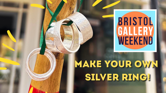 Bristol Gallery Weekend 2026 at FLUX Bristol – Discover Craft & Make Rings With Us!!