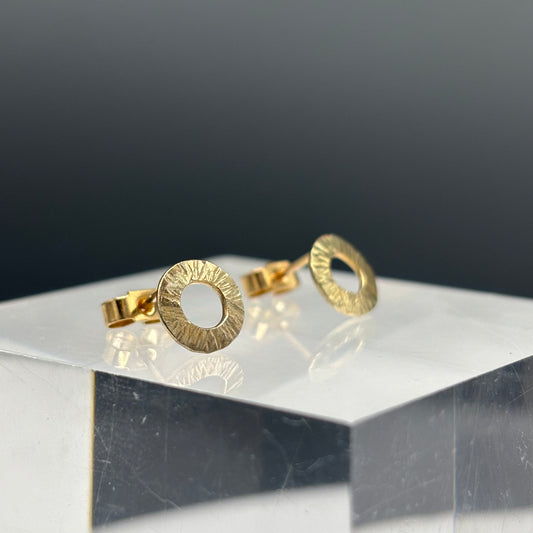 Anthony Feiler – 9ct Gold Stud Earrings