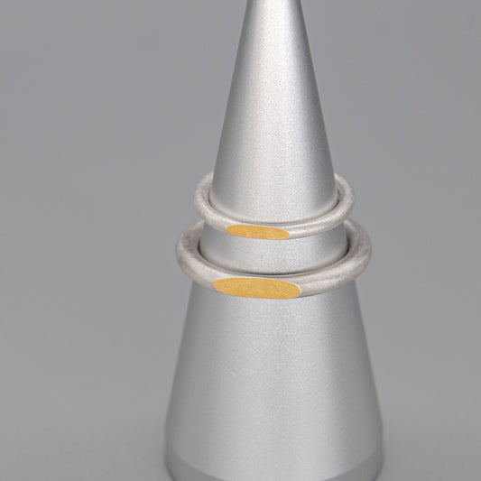 Sheng Zhang ‘One on Another’ Small Circular Keum-boo Ring