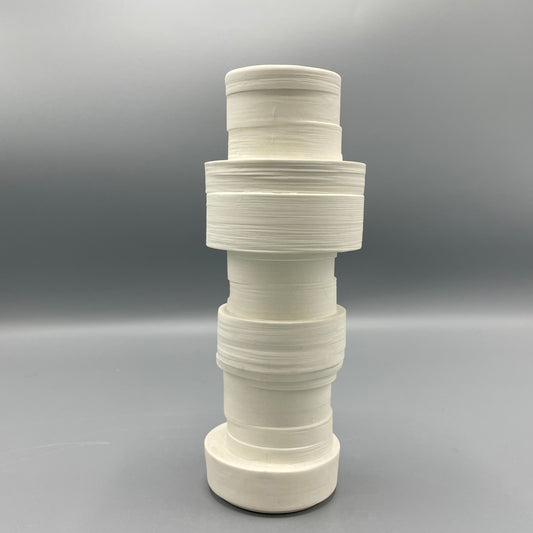 Emma Westmacott Tall Stacked Porcelain Vase