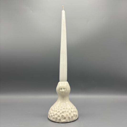 Anja Lubach 'Carved Candle Holder Bud Vase'