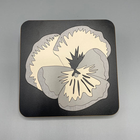 Lucy Turner Formica Marquetry Pansy Trivet