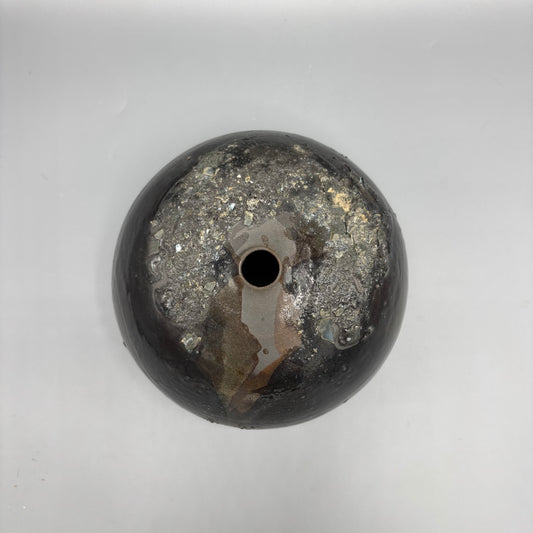 Rosa Wiland Holmes 'Medium Texture Black Moon Jar'