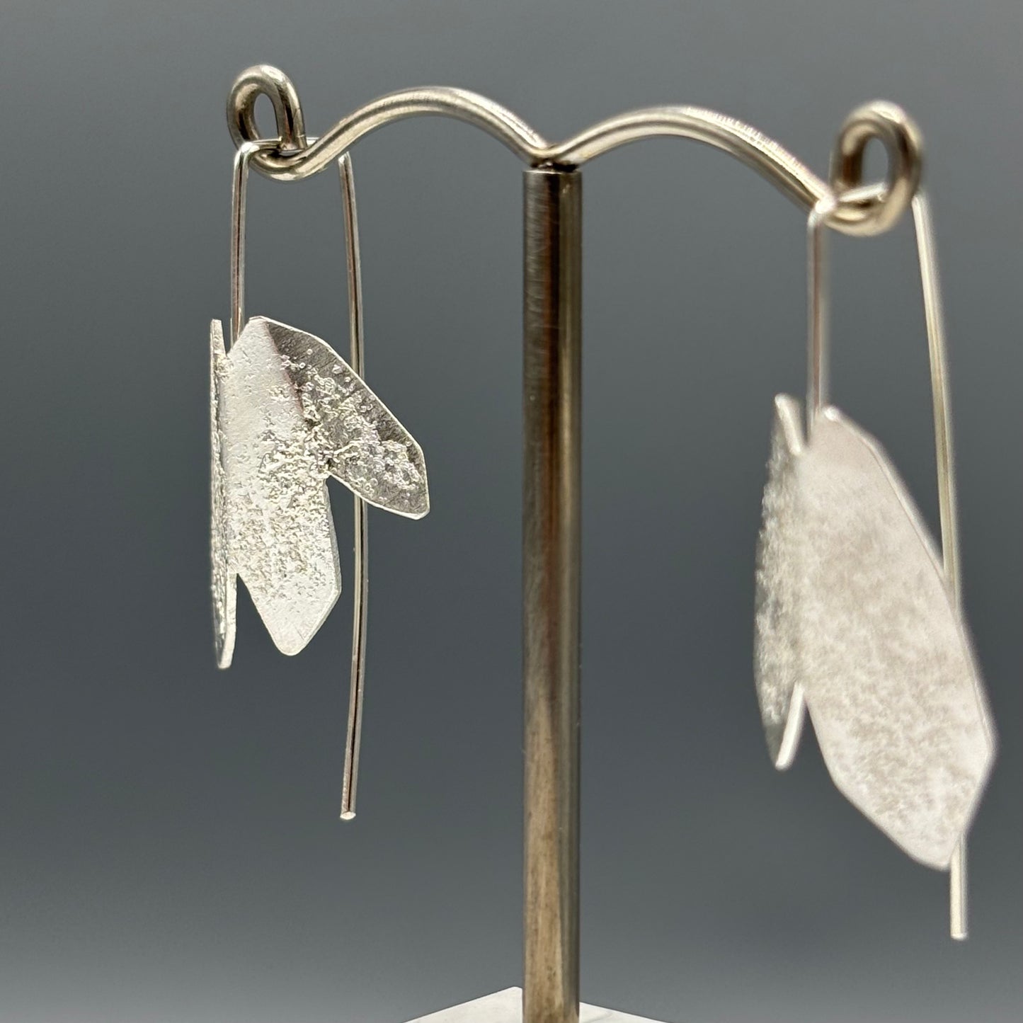 RawObjekt 'Butterflies Drop Earrings' in Sterling Silver