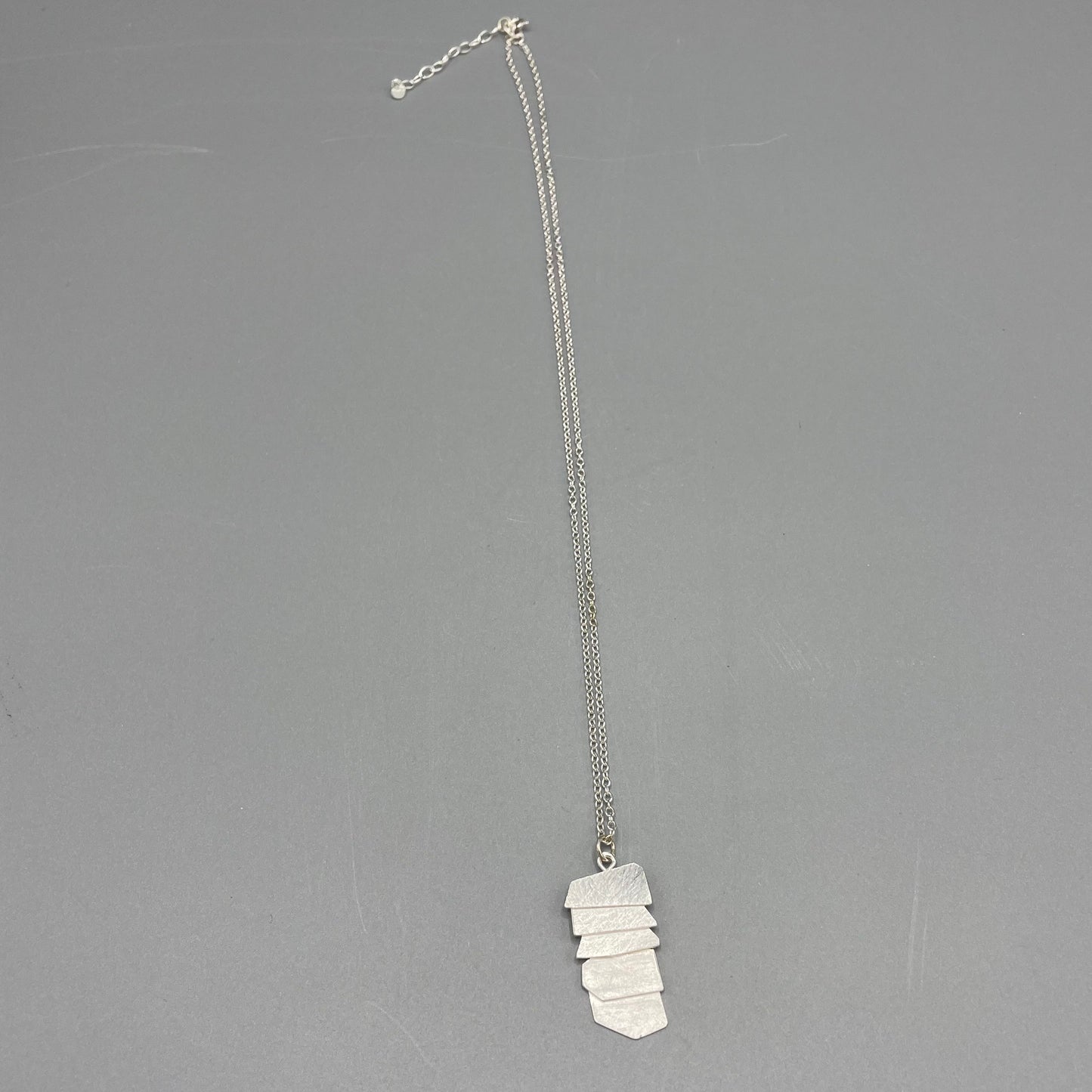 RawObjekt Silver Rock Chain Necklace