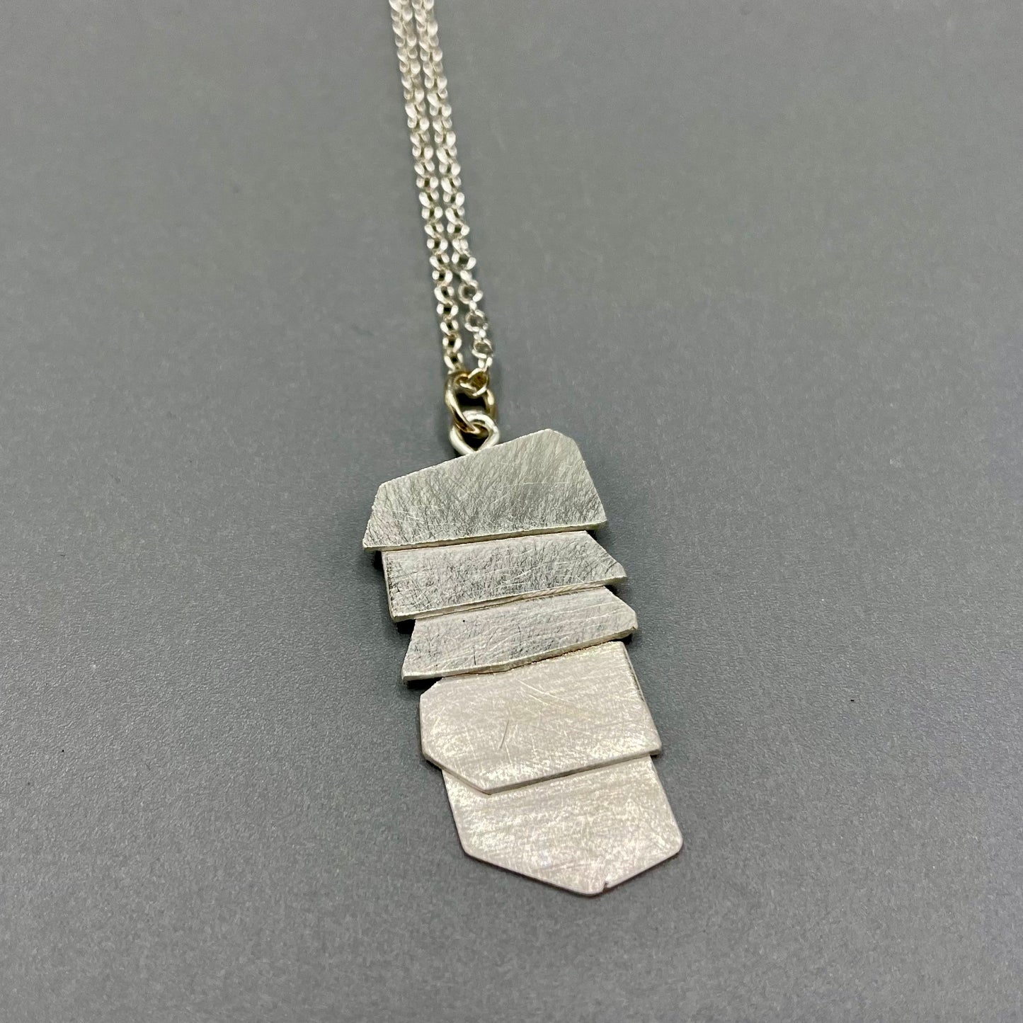 RawObjekt Silver Rock Chain Necklace