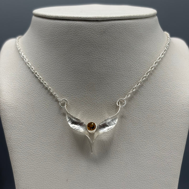 Anne Massey - Wings Necklace with Citrine