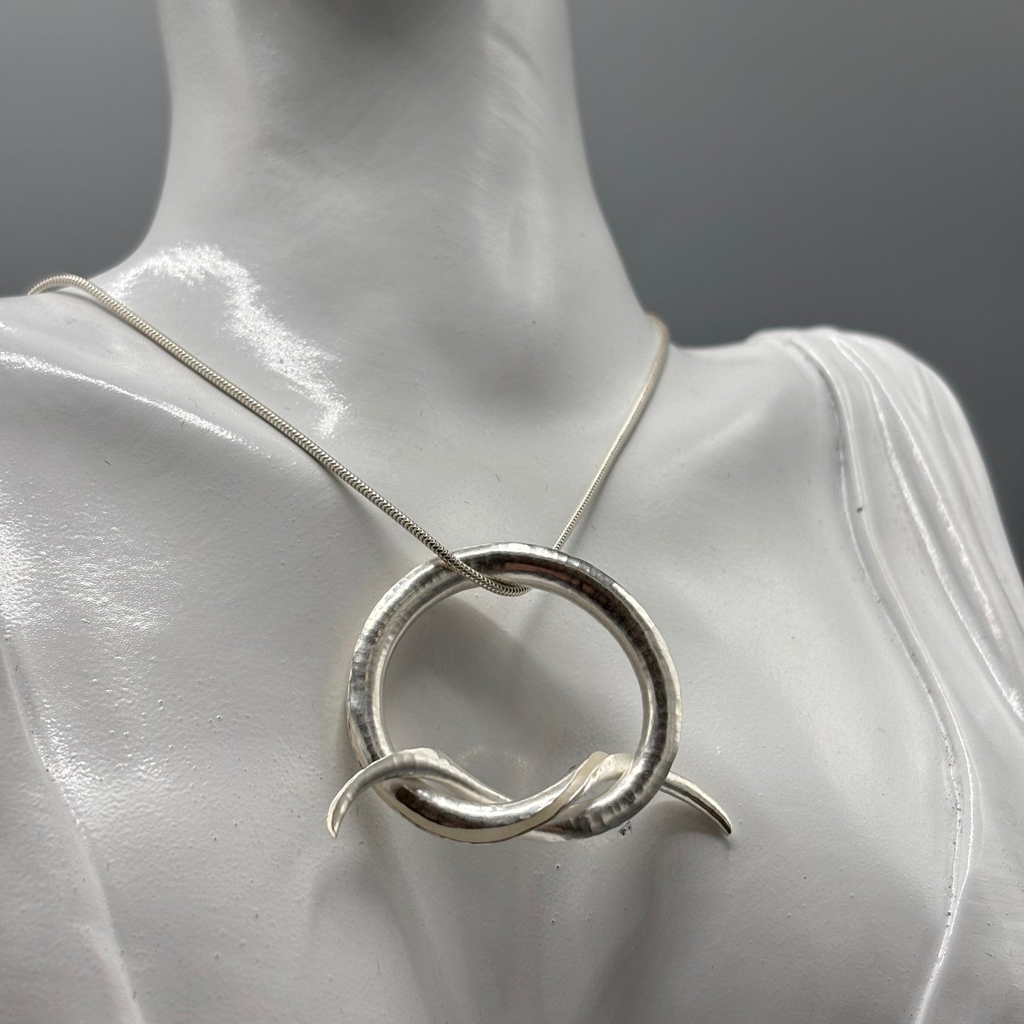Anne Massey - Forget-me-Knot Pendant (Silver)