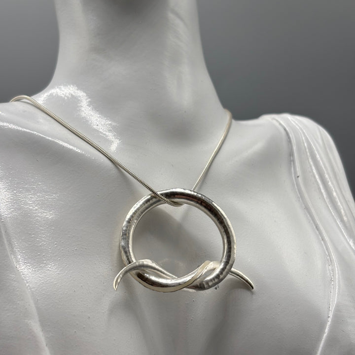 Anne Massey - Forget-me-Knot Pendant (Silver)