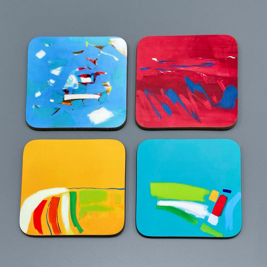 Abstract Coasters  - Angie Kenber