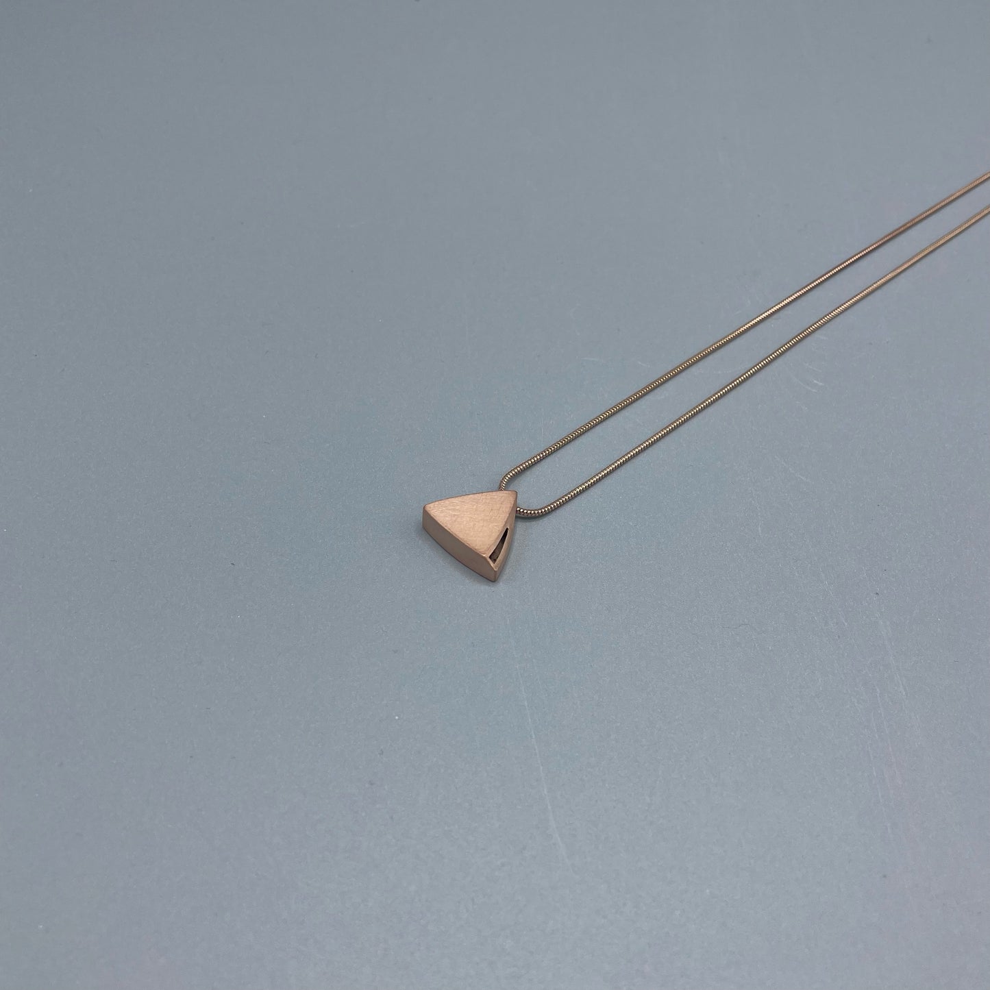 Sheng Zhang 'Curved Curves' Triangle Pendant