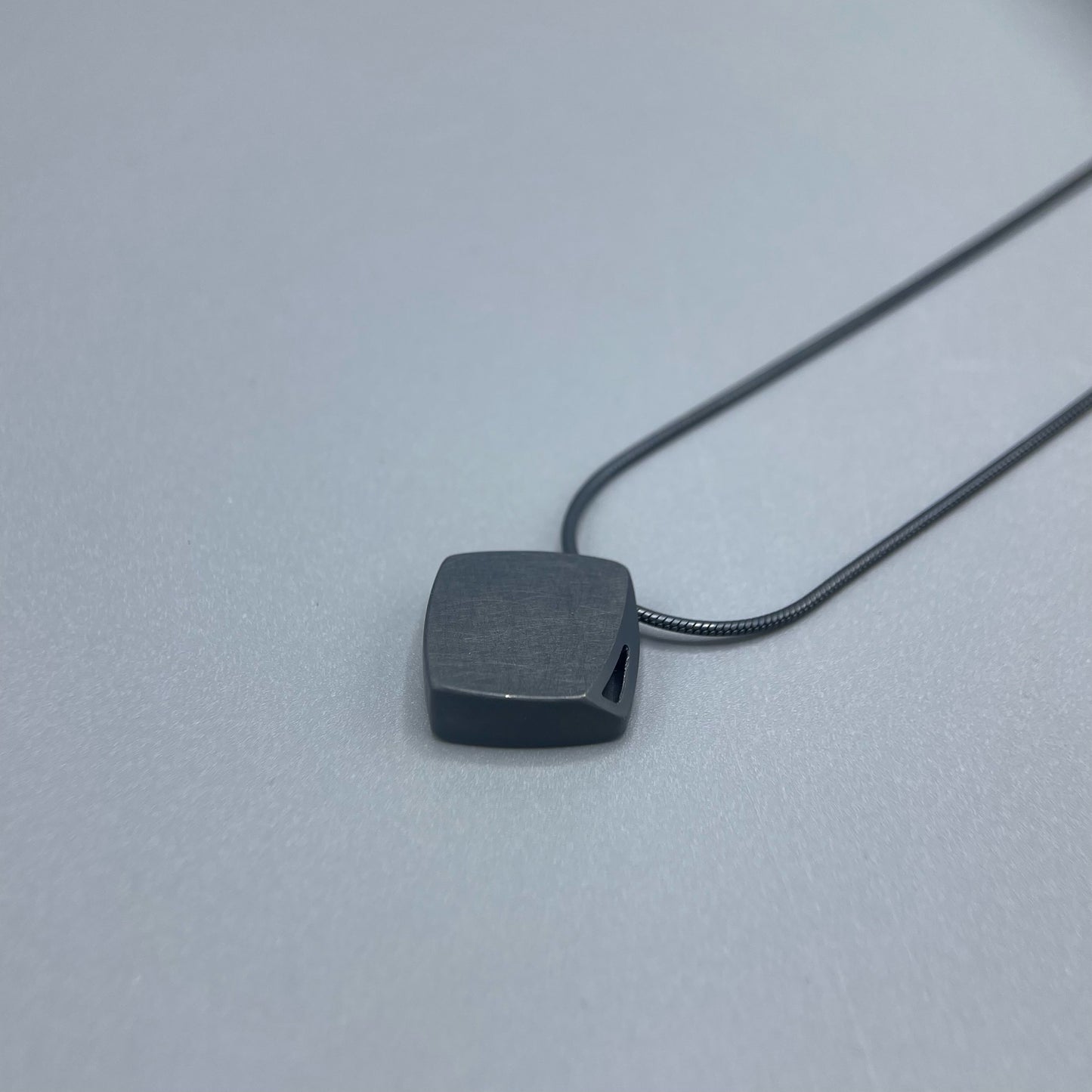 Sheng Zhang 'Curved Curves' Square Pendant