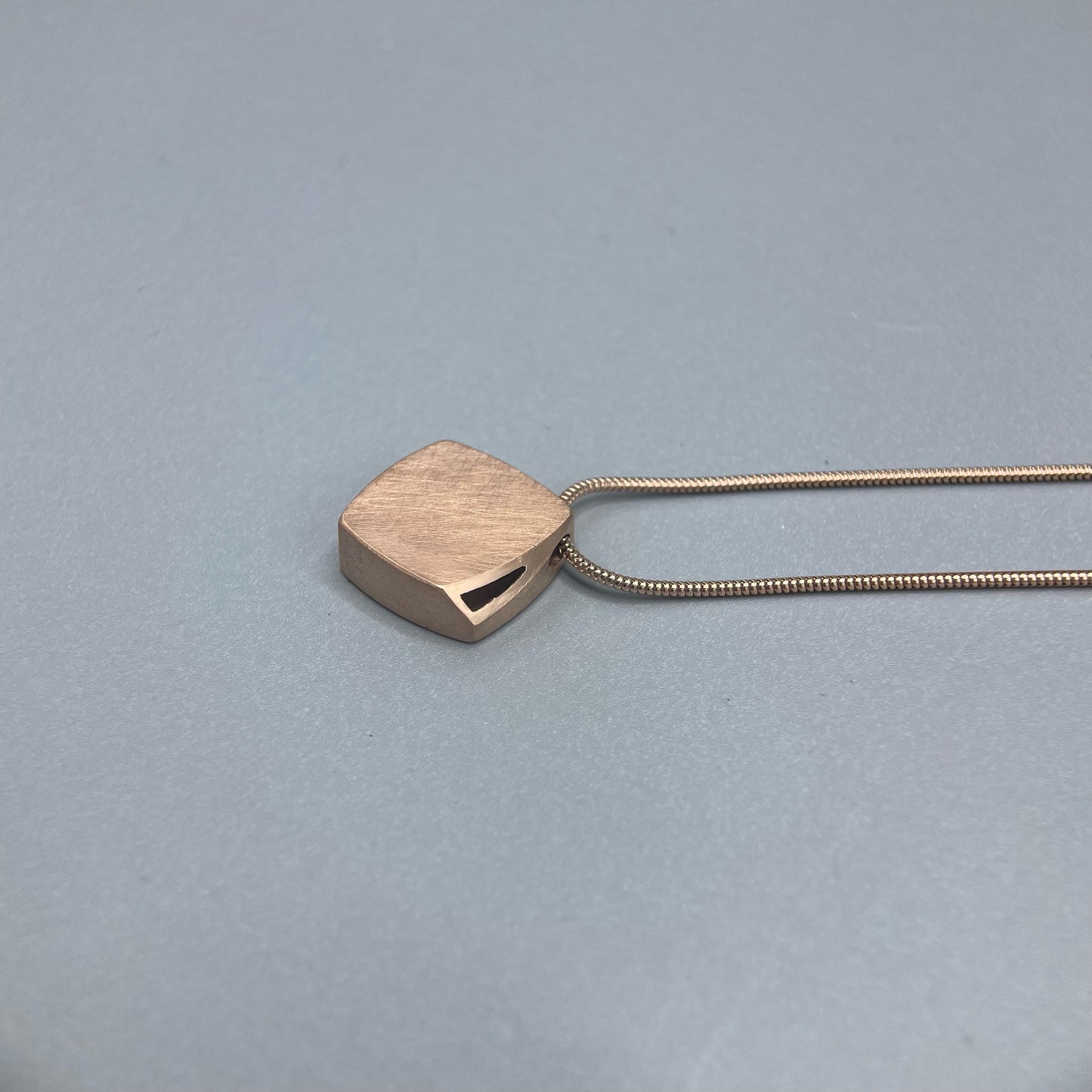 Sheng Zhang 'Curved Curves' Square Pendant