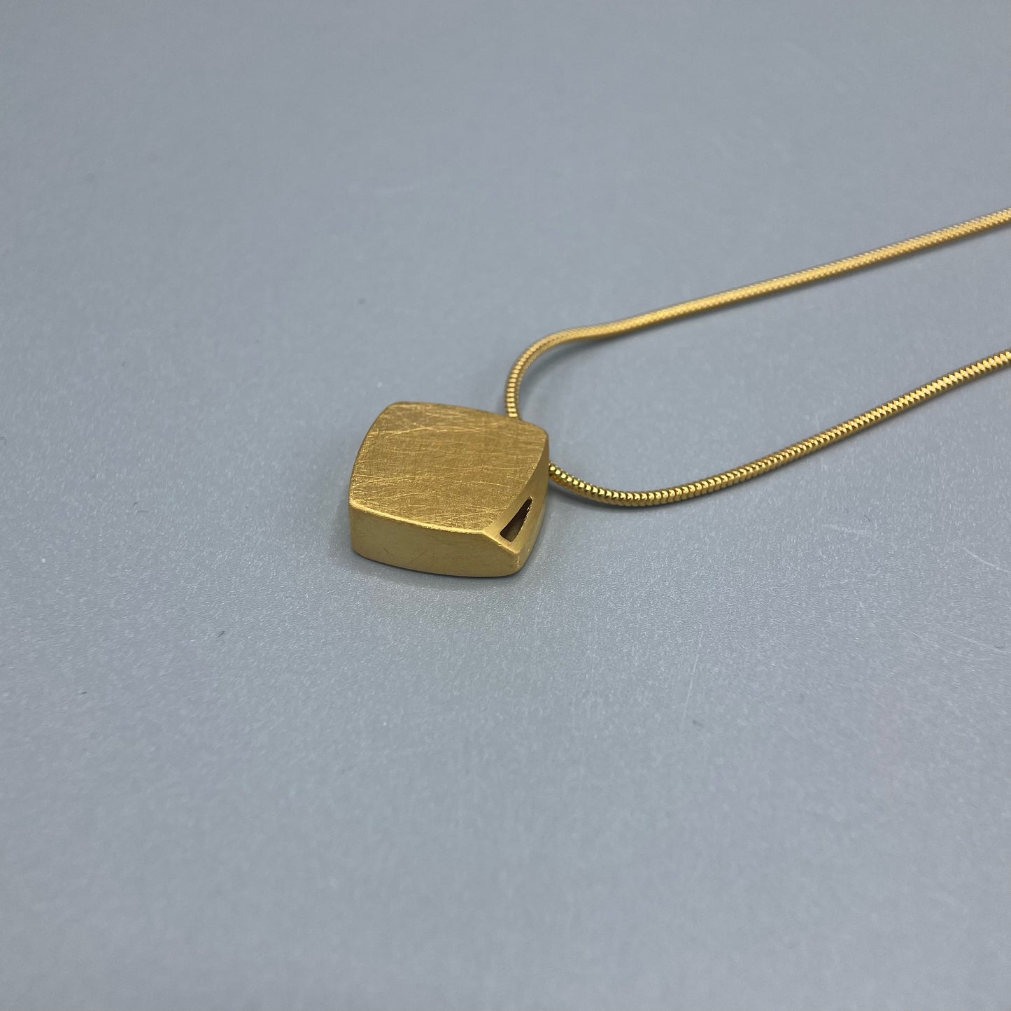 Sheng Zhang 'Curved Curves' Square Pendant