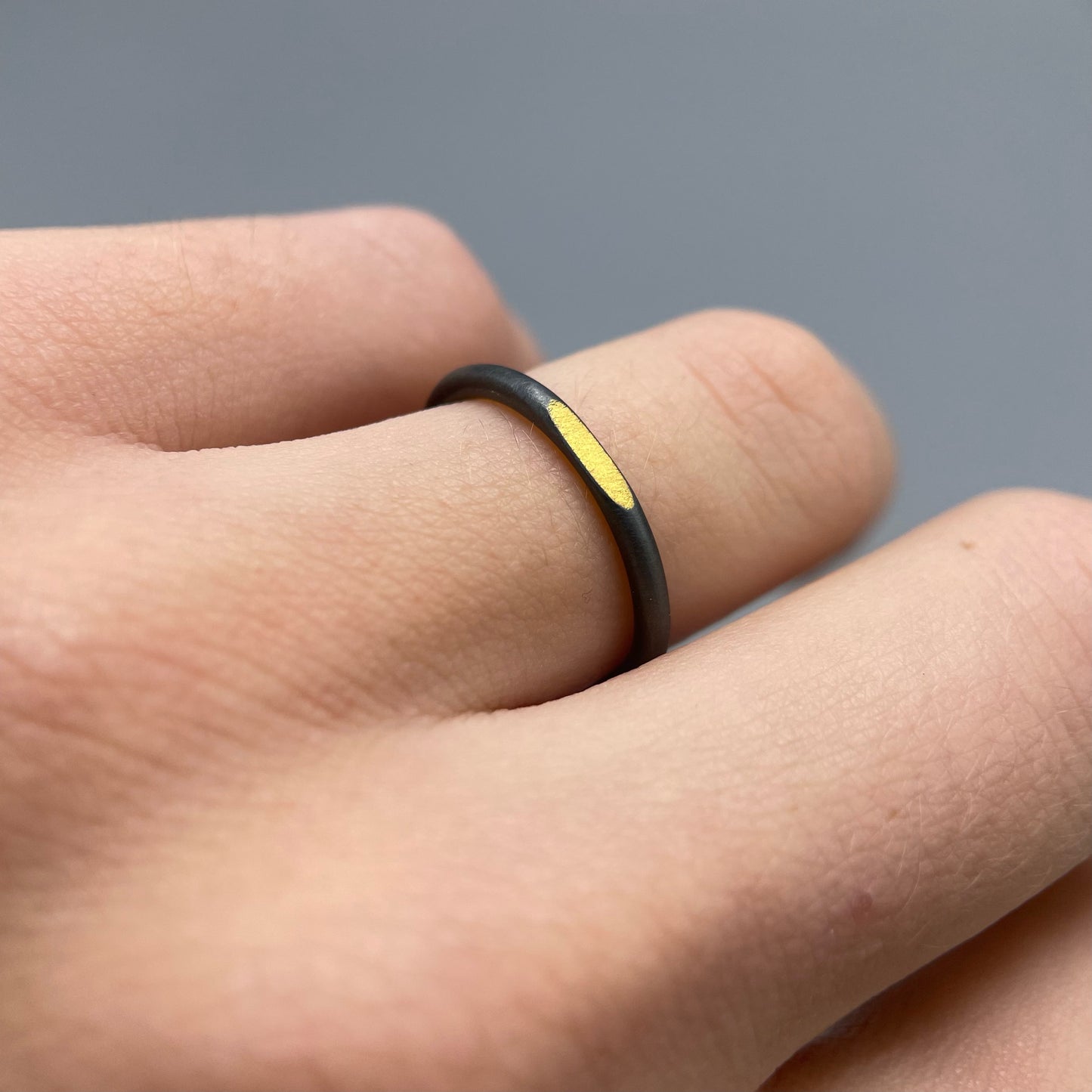 Sheng Zhang ‘One on Another’ Small Circular Keum-boo Ring